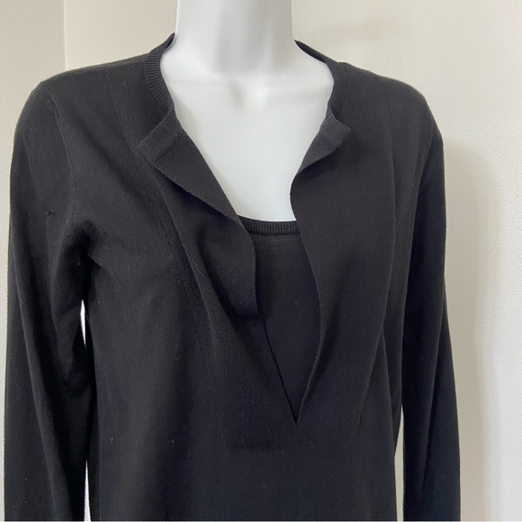 Akris Punto Wool Layered Knit Pullover size US2 - Picture 3 of 8